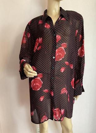🌹блуза тм "ulla popken" батал великий розмір 24-26 uk, 52-54 eur, 58 укр
