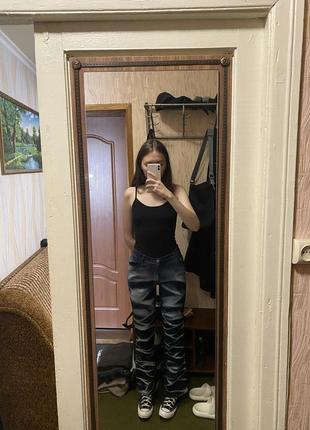 Джинси з принтом
