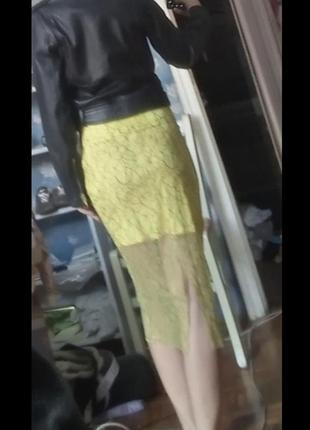 Новая кружевная юбка миди zara юбка "кружевная карандаш кружево слип8 фото