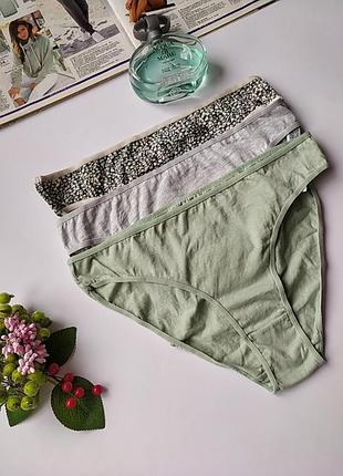 Набор 3шт. новых коттоновых трусиков primark, eur 34/36