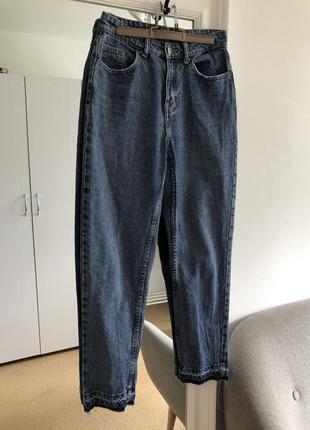 Базовые джинсы мам mom fit