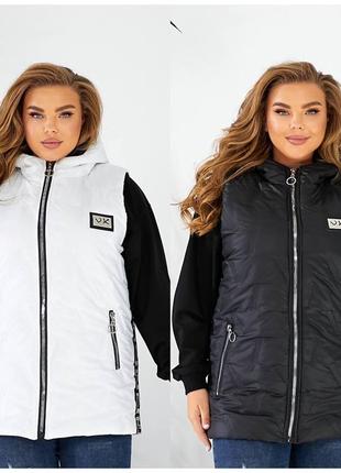 Демисезонная стеганая жилетка