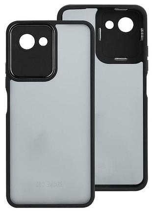 Чохол fiji lens для realme narzo 50i prime (rmx3506) бампер матовий з захистом блока камер black