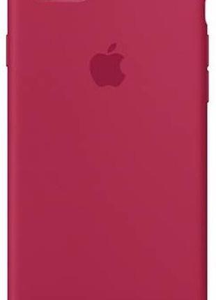 Силиконовый чехол с микрофиброй внутри iphone 7 plus / 8 plus silicon case #36 rose red