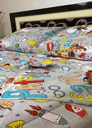 Подростковое постельное белье полуторка щенячий патруль