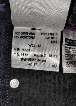 Джинси з квітами levi's підліткові для дівчинки жіночі 10