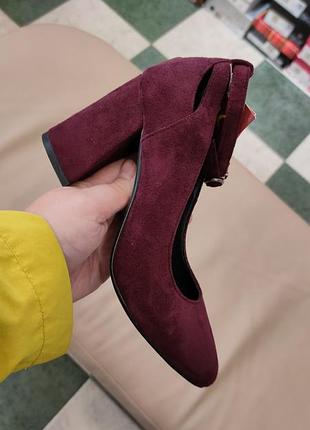 Туфли женские стильные тренд замша