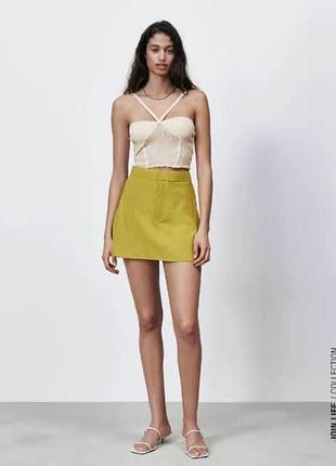 Распродажа юбка лён