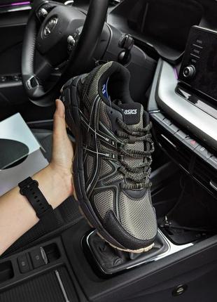 Мужские кроссовки asics gel kahana 8 черные из хаки