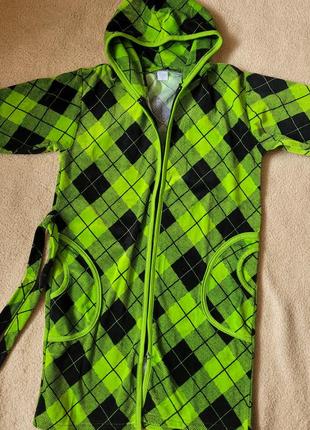 Халат на дівчинку 9-10 років на блискавці