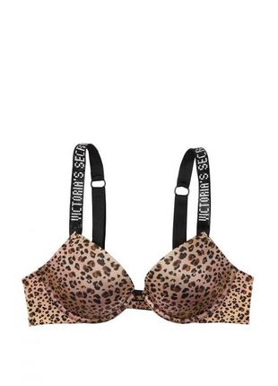 Victoria secret, бюстгальтер, новый с бирками, размер м, цвет леопард.