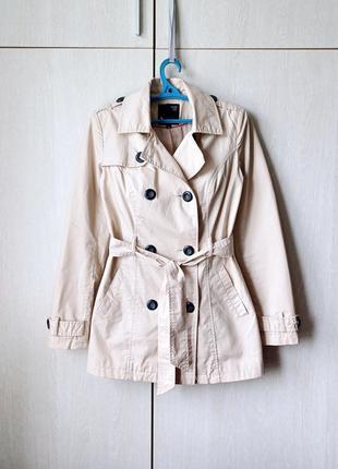 Тренч плащ zara