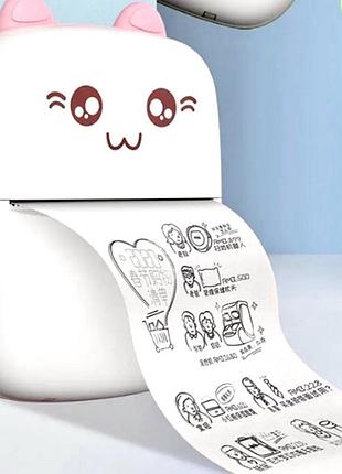 Принтер мини, печатает через блютуз