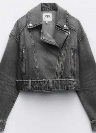 Стильний джинсовий жакет фірми zara.