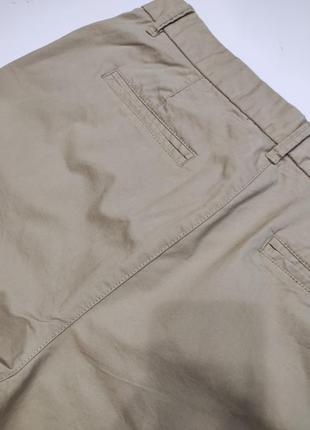 Denim co бежевые стрейчевые шорты чинос