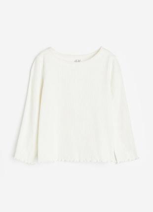Кофтинка в рубчик h&m / лонгслив на девочку h&m