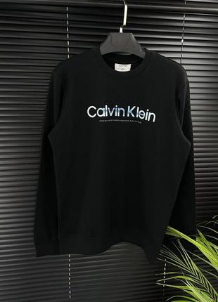 Мужской свитшот calvin klein черный на осень / весну