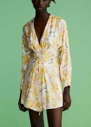 Сатинова сукня zara