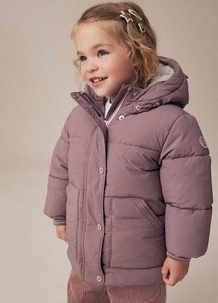 Тепленькая куртка для девочек 🌸размеры от 3 мес до 7 лет🧚‍♀️