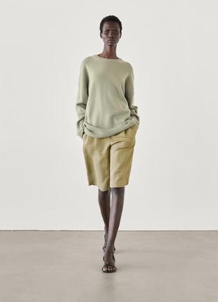 Свитер оверсайз из 100% кашемира massimo dutti 5685/605