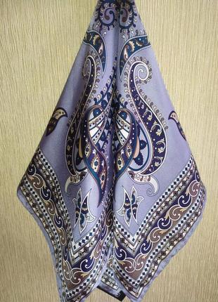 Passigatti прекрасная винтажный шелковый платок