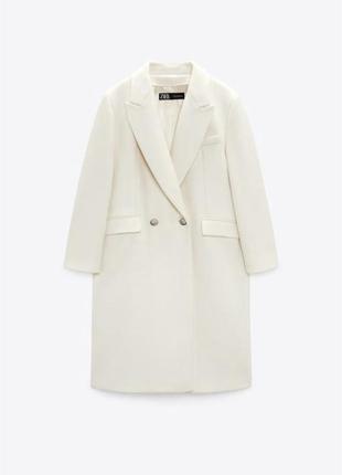 Вовняне пальто zara