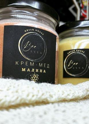 Крем-мед малина 330 мл.