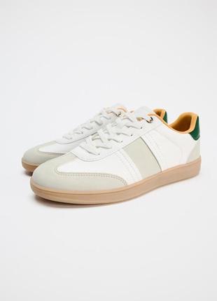 Кроссовки белые zara