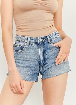 Блакитні джинсові шорти від tally weijl s