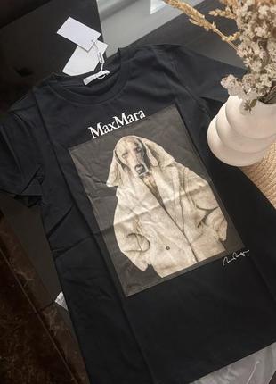 Футболка max mara з собакою