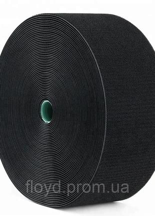 Липучка 10 см премиум пришивная пара улучшенного качества черная2 фото