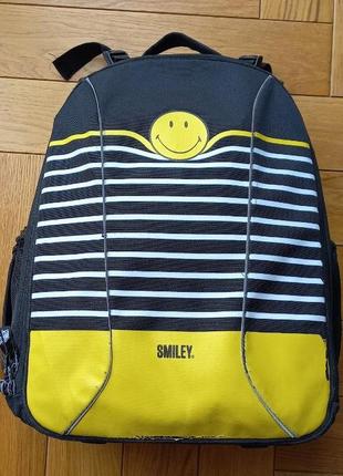 Рюкзак ранець herlitz smiley happy collection be bag airgo smileyworld black stripes
