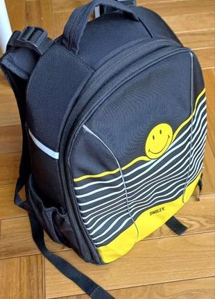 Рюкзак ранец herlitz smiley happy collection be bag airgo smileyworld black stripes