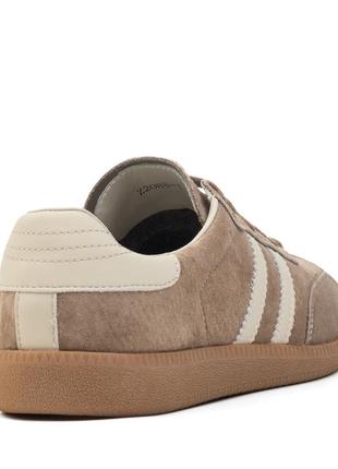 Кросівки кеди молодіжні жіночі замшеві на невисокій рівній підошві та платформі зі...