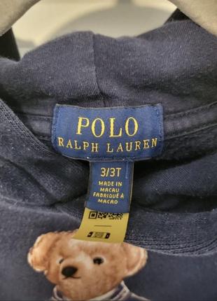 Свитшот с мишкой polo ralph lauren р.982 фото