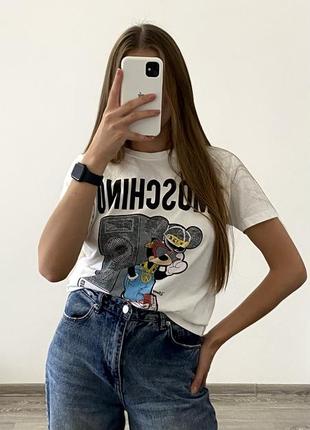 Женская футболка moschino disney