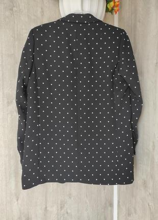 Zara пиджак в горошек5 фото