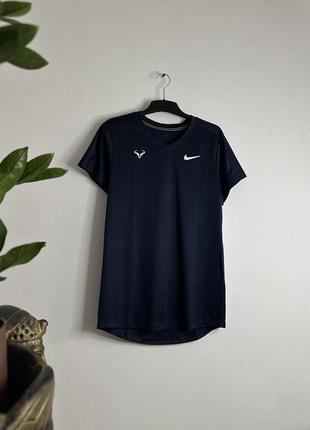 Nike rafa nadal challenger original теннисная футболка оригинал