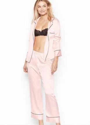 Пижама с брюками сатиновая victoria’s secret