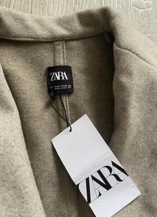 Zara пальто, пиджак, кардиган, блейзер, удлиненный пиджак,6 фото