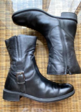Зимние кожаные сапоги miss laura оригинал