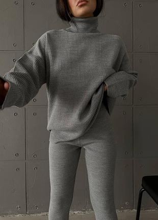 Теплый костюм спортивный рубчик, s,m,l,xl хаки, серый, черный и беж