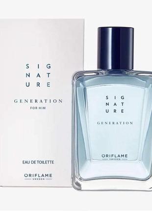 Туалетна вода для чоловіків signature generation [сігніче дженерейшн]
код 40797