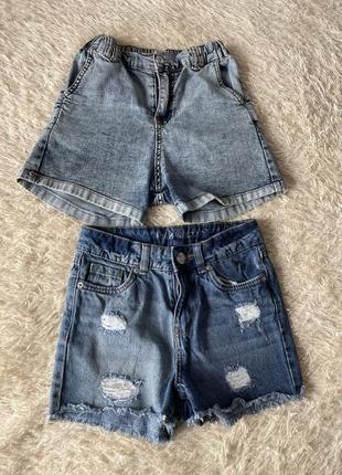 Шорты джинсовые