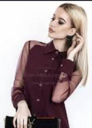 Стильна блузочка в сіточку