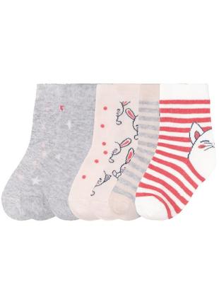 Шкарпетки lupilu дитячі 19-22 нові 7 пар