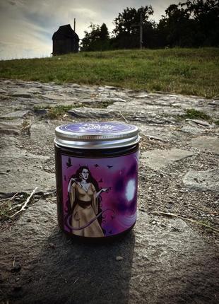 Большая аромасвеча "босорка", 250 мл