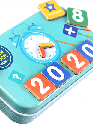 Набор для обучения счету, металлический бокс 3