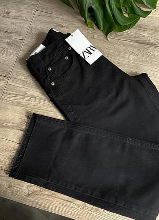 Базові джинси прямі від бренду zara