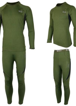 Комплект термобілизни tactical fleece thermal suit хакі
